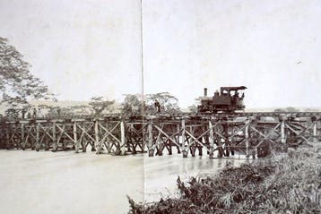 Anonymous - Lot of Four Rare Panorama of the Belgian Congo