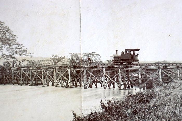 Anonymous - Lot of Four Rare Panorama of the Belgian Congo, Antiek en Kunst, Kunst | Tekeningen en Fotografie
