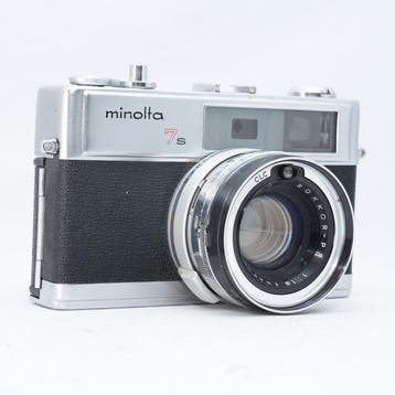 Minolta Hi-Matic 7s (Rokkor-PF 45mm f/1.8) Analoge camera, Nieuw