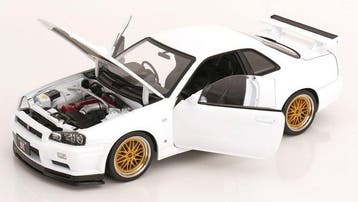 KK-Scale 1:12 - Modelauto - Nissan Skyline GT-R R34 V-Spec