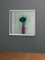 *TIP*  Luxe vitrinekast aluminium 100 cm, Ophalen of Verzenden