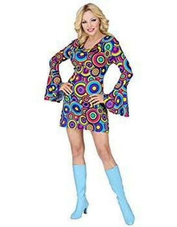 Groovy disco jaren 70 jurk voor dames, Ophalen of Verzenden, Nieuw