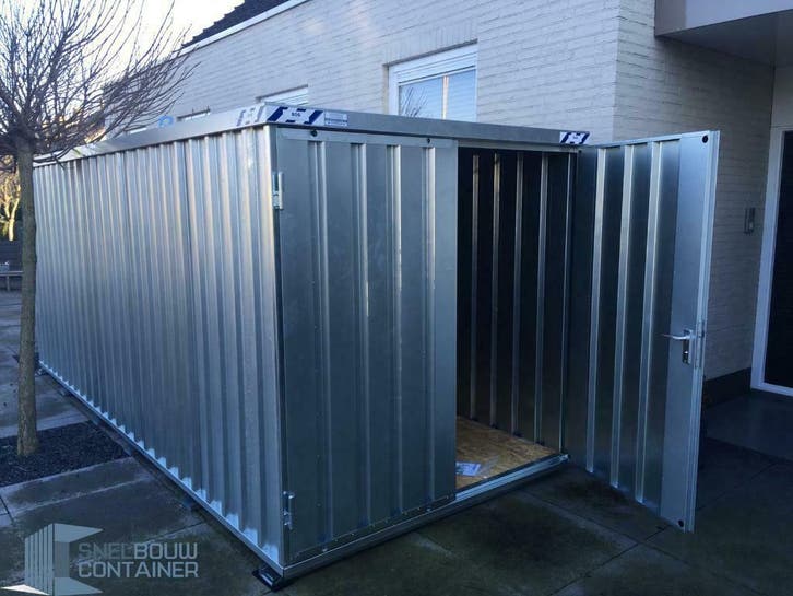 Actie van de dag! Container buiten van BOS - Demontabel 5x2M, Articles professionnels, Machines & Construction | Abris de chantier & Conteneurs