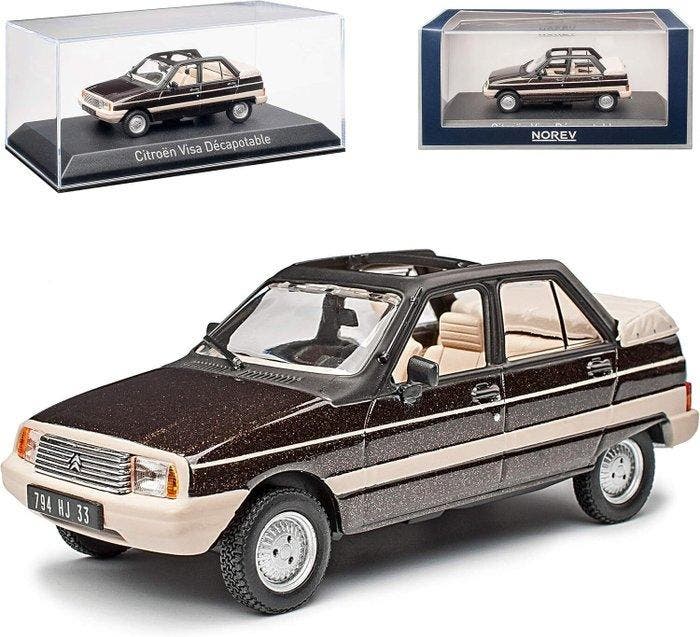 Norev 1:43 - Modelauto - Citroën Visa Décapotable 1984 -, Hobby en Vrije tijd, Modelauto's | 1:5 tot 1:12