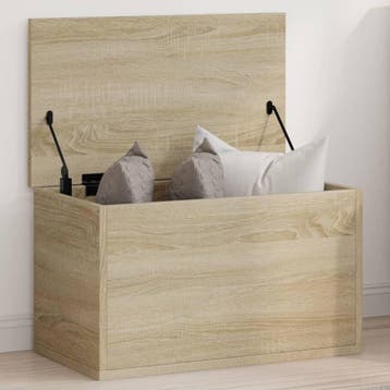 vidaXL Opbergbox 60x35x35 cm bewerkt hout sonoma, Verzenden