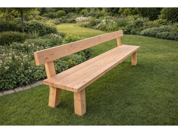 Veiling - Douglas vrijstaande tuinbank 250x50x83cm, Tuin en Terras, Tuinbanken