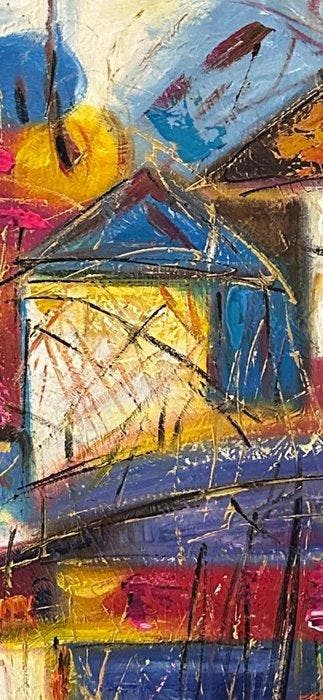Nguyn Tùng Long (1993) - Toits colorés 60 80 cm