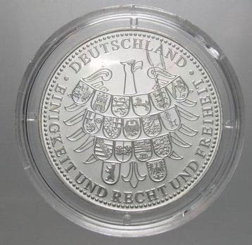 Duitsland. Medaglia 60 Anniversario Fondazione Germania