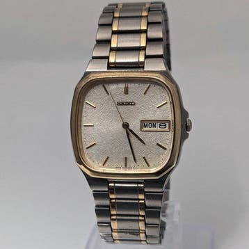 Seiko - Vintage Quartz Watch - Titanium - Sans prix de, Bijoux, Sacs & Beauté