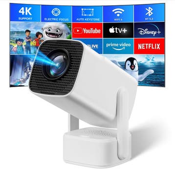 4K Mini Projector | Tweede kansje | OP = OP, Audio, Tv en Foto, Beamers, Verzenden, Zo goed als nieuw, Ultra HD (4K), SEPYMP