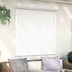 vidaXL Rolluik Wit 130 x 140 cm Aluminium en polyurethaan, Verzenden