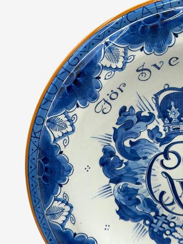 De Porceleyne Fles, Delft - Bord - Aardewerk, Antiek en Kunst