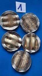 Europa. 2 Euro Various Years (5 coins with cancellation