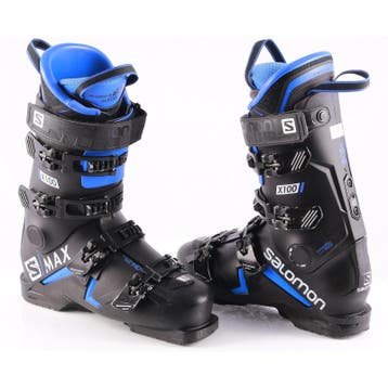 40,5 41 skischoenen SALOMON S/MAX X100, seamless liner, cust, Verzenden, Gebruikt, Salomon