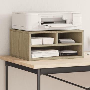 vidaXL Printerkastje 49x40x22,5 cm bewerkt hout sonoma, Verzenden