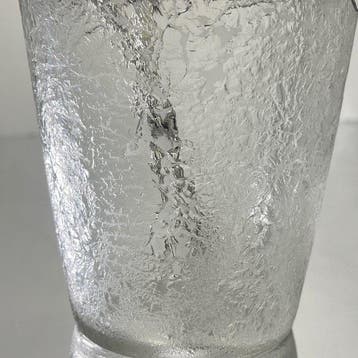 Ijsemmer (2) - Crackle Crystal - Verzilverd, Kristal -