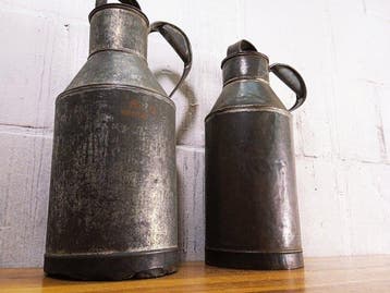 Industriële apparatuur - Paar antieke handgesoldeerde