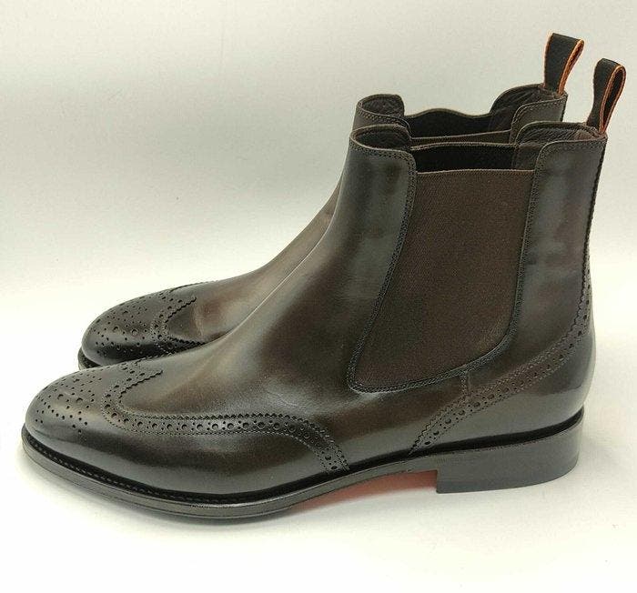 Santoni - Enkellaarsjes - Maat: EU 44.5 - Nieuw in doos, Kleding | Heren, Schoenen