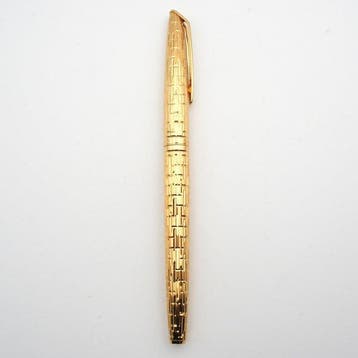 Waterman - C/F gold-plated fountain pen, 18K nib - Sans prix, Nieuw