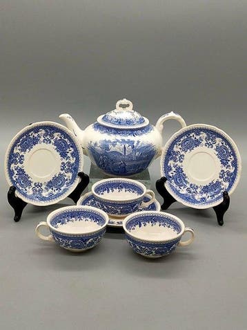 Service à café - Villeroy & Boch Burgenland Blau Teeservice