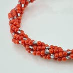 Bloedkoraal - Zilver - Armband - CORALLO MEDITERRANEO