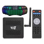 TOX1 TV Box Mediaspeler Android 9.0 Kodi met Draadloos RGB, Verzenden