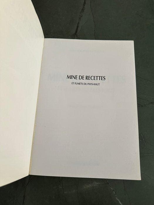Anne-Marie Osiecki-Taiclet - Mine de recettes et fumets du, Antiek en Kunst, Antiek | Boeken en Manuscripten