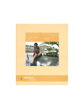 2004 RENAULT TWINGO BROCHURE NEDERLANDS, Nieuw
