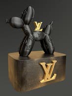 Artiluxx - Black balloon dog - gold LV edition