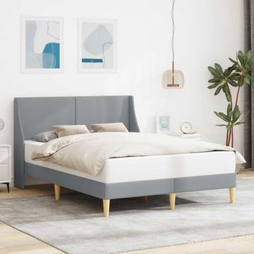 vidaXL Bedframe Effen met hoofdeinde verbindingplaat, Verzenden