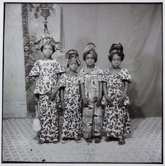 Sanlé Sory (1943–2023) - Les quatres soeurs, Antiek en Kunst, Kunst | Designobjecten
