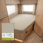 Jersey hoeslaken Frans bed wit,lichtgrijs,zand of antraciet, Nieuw, Eenpersoons, Wit, Hoeslaken of Sloop