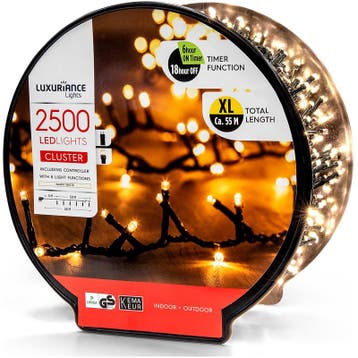 Guirlande lumineuse premium 55 m - 2 500 LED - 55 m, Verzenden, Neuf