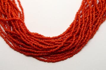 Koraal - Vintage etnisch rood koraal - met meerdere lagen -, Verzamelen