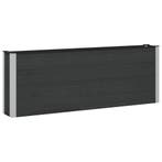 vidaXL Verhoogde plantenbak Zwart 200 x 30 x 72 cm WPC en, Tuin en Terras, Verzenden, Nieuw