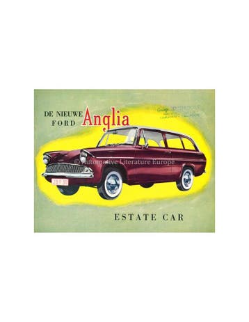 1962 FORD ANGLIA ESTATE BROCHURE NEDERLANDS, Ophalen of Verzenden, Nieuw