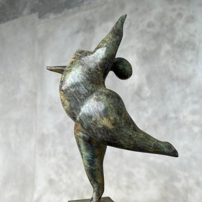 sculptuur, NO RESERVE PRICE - Voluptuous Dancing Lady Statue, Antiek en Kunst, Kunst | Designobjecten