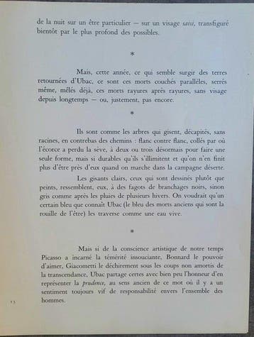 Raoul Ubac (1910-1985) - Revue Derrière le Miroir N°161 Oct.