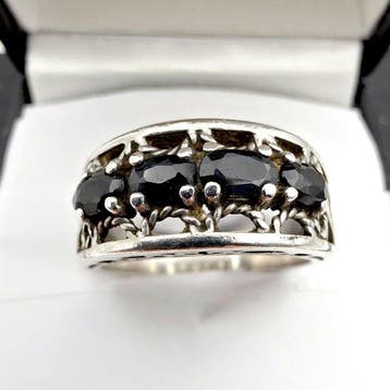 Zonder minimumprijs - Ring Zilver - Sapphire