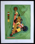 Wassily Kandinsky (1866-1944) - Bigarrure dans le triangle, Antiek en Kunst