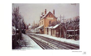 Bernard Buffet (1928-1999) - Marcq, la gare, Antiquités & Art