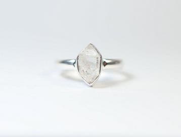 Herkimer-Diamant ring / nieuw- 2.58 g - (1)