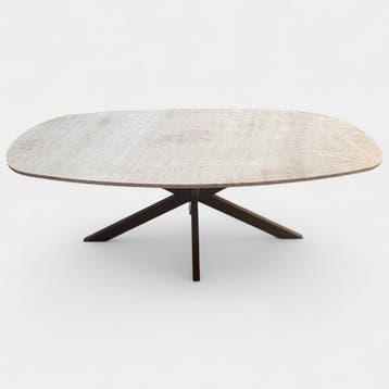 Taj Mahal Eetkamertafel  Deens Ovaal (94x195 cm), Nieuw