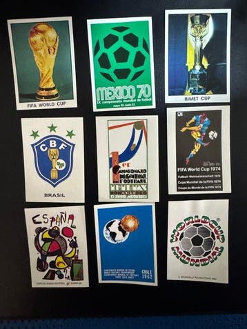 1970 Panini World Cup Stickers Pelé Original edition Sticker, Nieuw