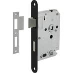 Woningbouw toilet-/badkamerslot zwart 63/8 mm - voor binn..., Doe-het-zelf en Bouw, Ophalen of Verzenden, Nieuw, Overige materialen