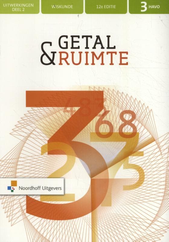 deel 2 havo 3 wiskunde / Getal & Ruimte / uitwerkingen, Boeken, Wetenschap, Zo goed als nieuw, Verzenden