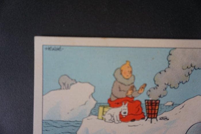 Tintin - 1 Postkaart, Boeken, Stripverhalen