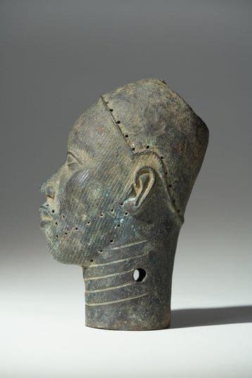 Een bronzen hoofd - Ife - Nigeria