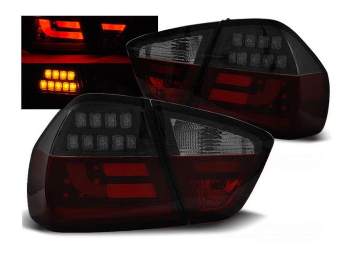 LED bar achterlichten Red Smoke Black geschikt voor BMW E90, Auto-onderdelen, Verlichting, Nieuw, BMW, Verzenden