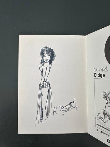 Didgé - Croquis + dédicace - B - 1 Album - Eerste druk -, Boeken, Nieuw